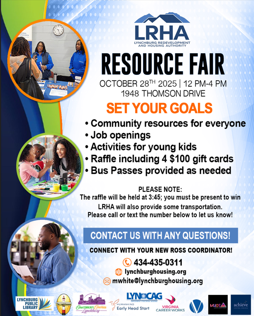 LRHA Resource Fair October 28th